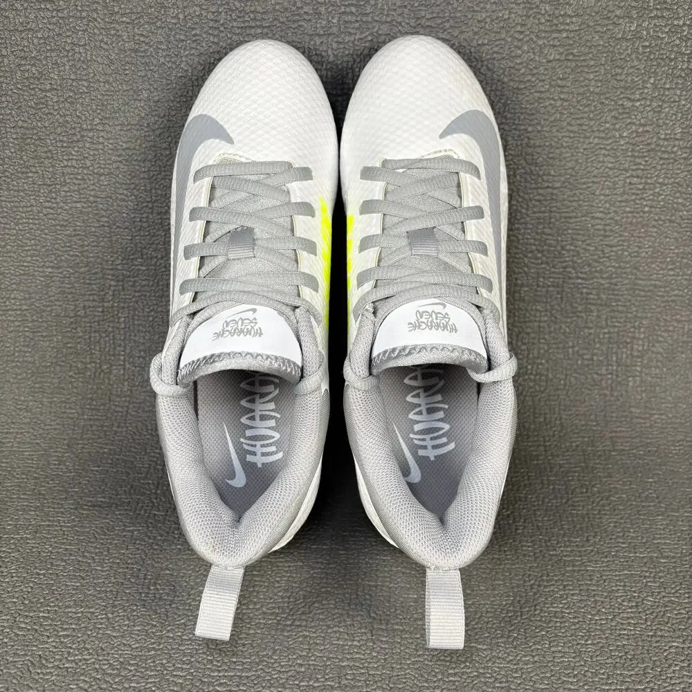 Nike Alpha Huarache 7 GS LAX BQ4181-109 Size Girls 4.5Y White Lacrosse Cleats